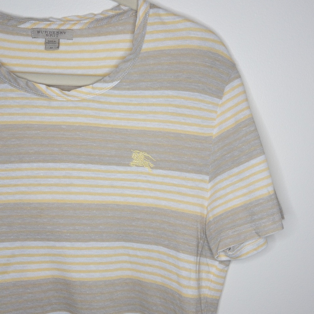 Burberry Brit Monogram Striped Short Sleeve Top - Picture 2 of 7